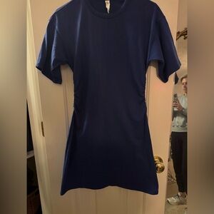 Daily Practice Anthropologie T shirt Dress Blue Small
